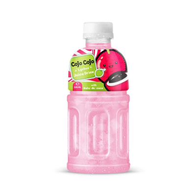 Vegan Αναψυκτικό με Λίτσι & Nata de Coco Χωρίς Γλουτένη Cojo Cojo 320gr