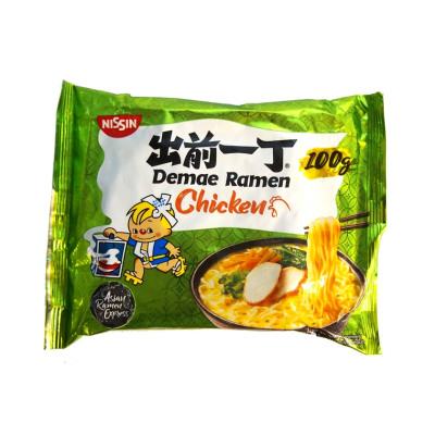 Στιγμιαία Σούπα Noodles Ramen με Γεύση Κοτόπουλο Nissin 100gr