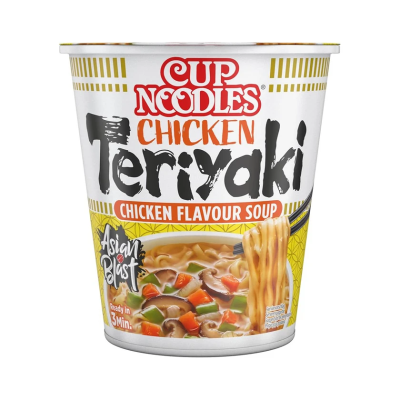Στιγμιαία Σούπα Νoodles με Γεύση Κοτόπουλο Teriyaki Nissin 67gr