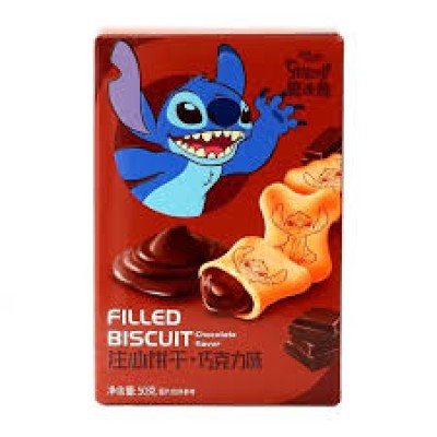 Μπισκότα με Γέμιση Σοκολάτας σε Σχέδια Stitch Mr Cookie 200gr