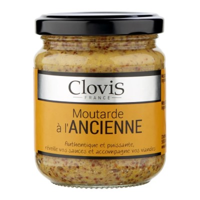 Μουστάρδα a L'Ancienne με Κόκκους Σιναπιού Clovis 200gr