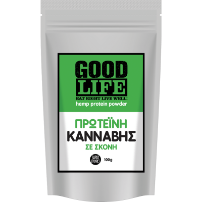 Βιολογική Πρωτεΐνη Κάνναβης σε Σκόνη Good Life 100gr