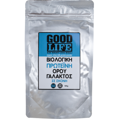 Βιολογική Πρωτεΐνη Ορού Γάλακτος σε Σκόνη Good Life 100gr