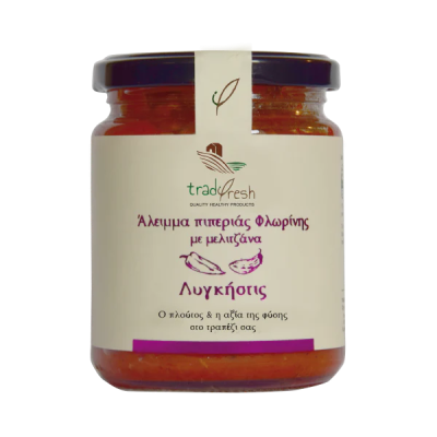 Άλειμμα Πιπεριάς Φλωρίνης με Μελιτζάνα Tradifresh 440gr