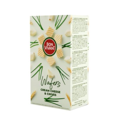 Κράκερς με Τυρί & Σχοινόπρασο Bon Vivant 75gr
