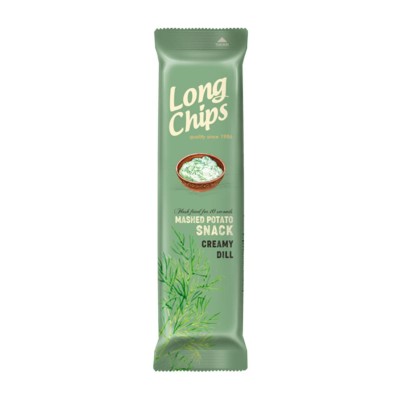 Chips με Γεύση Κρεμώδη Άνηθο Long Chips 75gr