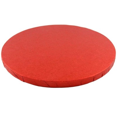 Δίσκος Στρογγυλός 1.3cm Κόκκινο 20cm