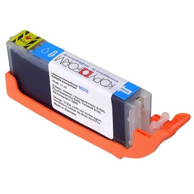 Βρώσιμo Μελάνι KopyForm Μπλε με Chip 11ml (CLI-571CYAN)