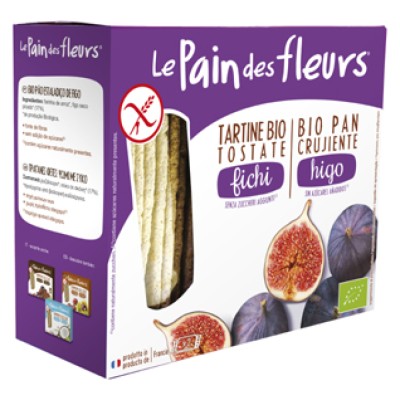 Βιολογικά Τραγανά Κράκερ Ρυζιού με Σύκο Le pain des fleurs 150gr