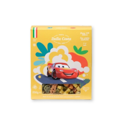 Βιολογικά Ζυμαρικά σε Σχήμα Αυτοκινητάκια Dalla Costa 250gr