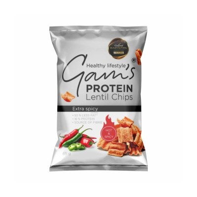Τσιπς Φακής Πρωτεϊνικά Καυτερά Gam's 65gr