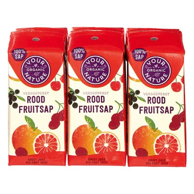 Βιολογικός Χυμός Κόκκινων Φρούτων (1 τμχ) Udea 200gr 