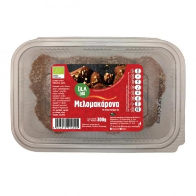 Βιολογικά Μελομακάρονα με Δίκκοκο Αλεύρι Χωρίς Ζάχαρη Ola Bio 300gr