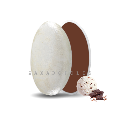 Κουφέτα Choco Splash Στρατσιατέλα Λευκό, Περλέ Zaxaropolis 1kg