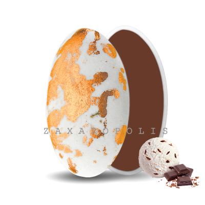 Κουφέτα Choco Splash Στρατσιατέλα Λευκό, Πιτσιλωτό Ροζ Χρυσό Zaxaropolis 1kg