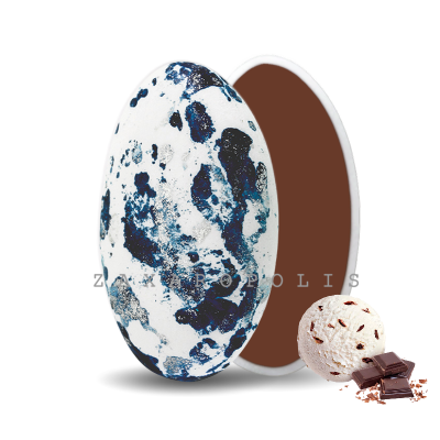 Κουφέτα Choco Splash Στρατσιατέλα Λευκό, Πιτσιλωτό Μπλε Navy Zaxaropolis 1kg