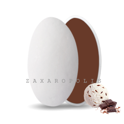 Κουφέτα Choco Splash Στρατσιατέλα Λευκό, Ματ Zaxaropolis 1kg