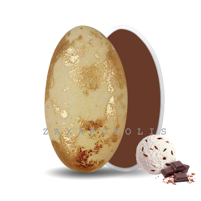 Κουφέτα Choco Splash Στρατσιατέλα Μπεζ, Μάρμαρο Χρυσό Zaxaropolis 1kg