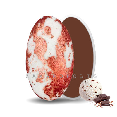 Κουφέτα Choco Splash Στρατσιατέλα Λευκό, Μάρμαρο Χάλκινο Zaxaropolis 1kg