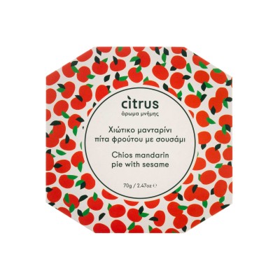 Πίτα Φρούτου Xιώτικο Μανταρίνι με Σουσάμι Citrus 70gr