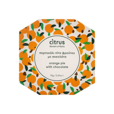 Πίτα Φρούτου Πορτοκάλι με Σοκολάτα Citrus 70gr