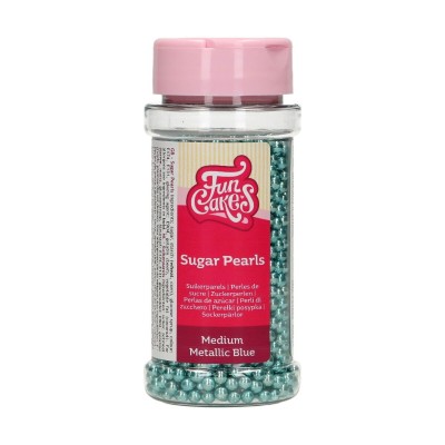 Πέρλες Γαλάζιες Μεταλλικές 4mm 80gr.