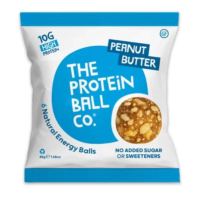 Vegan Protein Balls με Φιστικοβούτυρο Χωρίς Γλουτένη και Ζάχαρη The Protein Ball Co 45gr