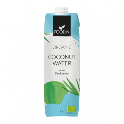 Βιολογικό Νερό Καρύδας 100% Foodin 1000ml 