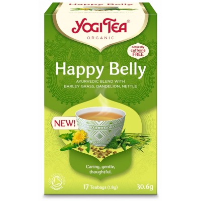 Βιολογικό Τσάι Happy Belly Yogi Tea 17 Φακελάκια 30,6gr