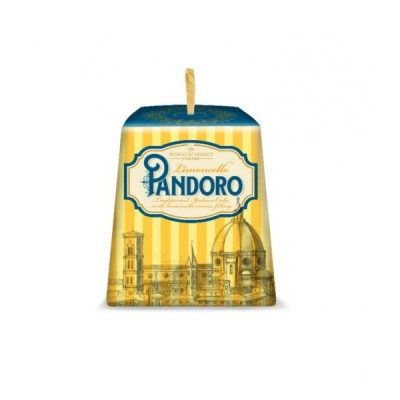 Μίνι Pandoro Με Κρέμα Λιμοντσέλο (Limoncello) σε Χάρτινο Κουτί Borgo de Medici 100gr