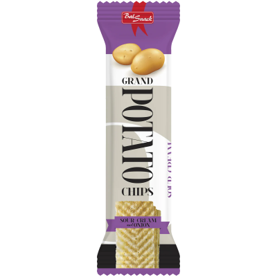 Σνακ Πατάτας με Sour Cream & Κρεμμύδι Balsnack 60gr