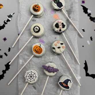 Halloween Cookie Pops