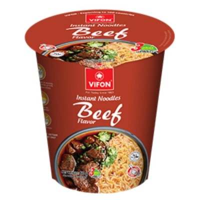 Στιγμιαία Noodles με Γεύση Μοσχάρι σε Cup Vifon 60gr