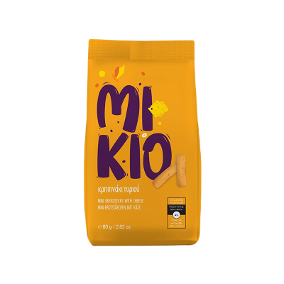 Κριτσινάκια Τυριoύ Μικιό Κρητών Άρτος 80gr