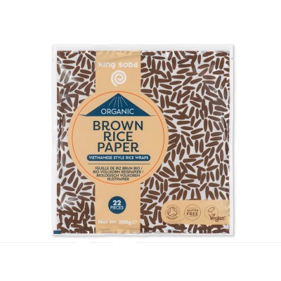 Βιολογικές Πίτες Καστανού Ρυζιού King Soba 250gr