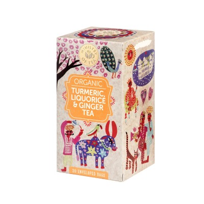 Βιολογικό Τσάι από Εκχύλισμα Κουρκουμά, Γλυκόριζας και Τζίντζερ Ministry of Tea 35gr