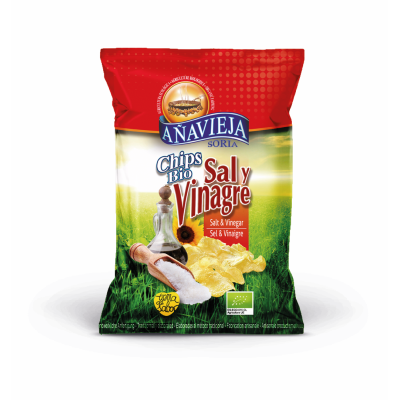 Βιολογικά Πατατάκια με Αλάτι και Ξίδι Anavieja 90gr