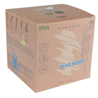 Αφέψημα από Μείγμα Βοτάνων με Κάνναβη Harmony Iria 10 Φακελάκια 15gr