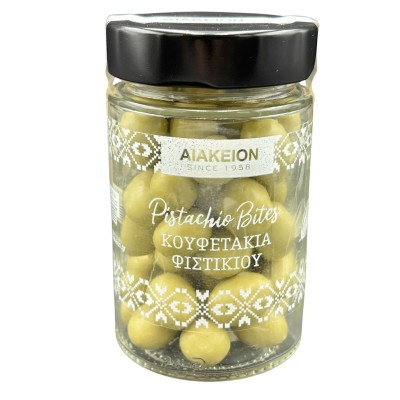Κουφετάκια Φιστικιού με Λευκή Σοκολάτα (Pistachio Bites) Αιάκειον 100gr