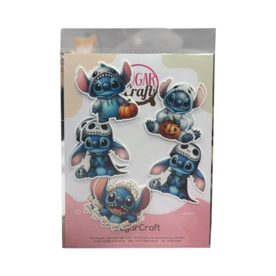 Βρώσιμα Διακοσμητικά σχέδια Halloween Stitch σετ - 12τμχ