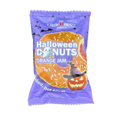 Halloween Donut με Γέμιση Μαρμελάδα Πορτοκάλι The Little Happy 60gr Halloween Donut με Γέμιση Μαρμελάδα Πορτοκάλι The Little Happy 60gr