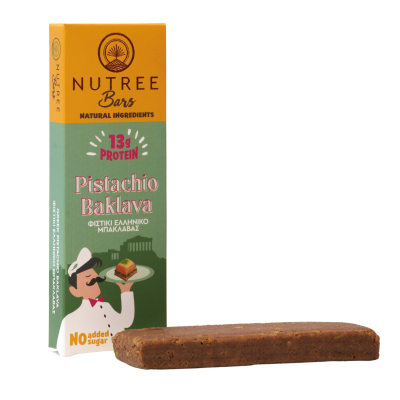 Μπάρα Πρωτεΐνης Protein Crunch Pistachio Baklava Nutree 50gr