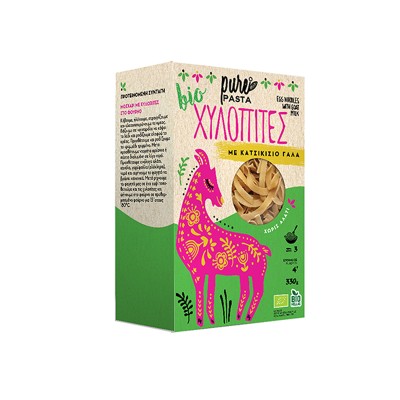 Βιολογικές Χυλοπίτες με Κατσικίσιο Γάλα PurePasta 280gr