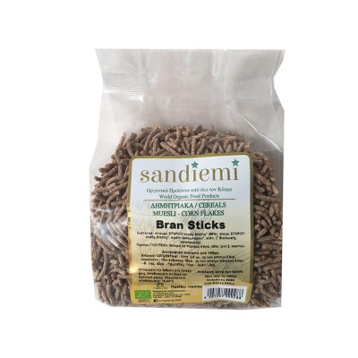 Βιολογικά Bran Sticks SandieMi 250gr Βιολογικά Bran Sticks SandieMi 250gr