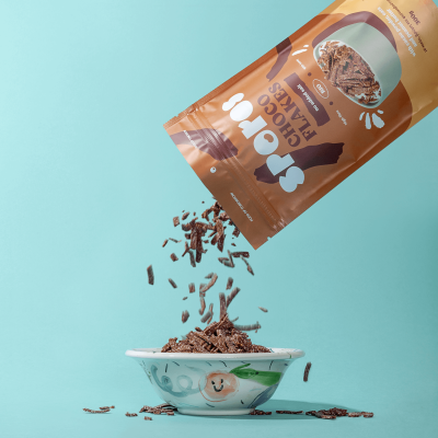 Βιολογικά Παιδικά Δημητριακά Choco Flakes με Κακάο, Βρώμη & Φιστικοβούτυρο Sporos 300gr