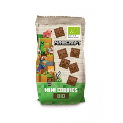 Βιολογικά Μπισκότα με Κακάο σε Σχήματα Minecraft Tasty & Unique 100gr