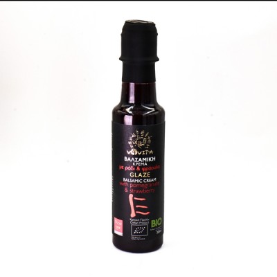 Βιολογική Κρέμα Βαλσάμικο με Ρόδι & Φράουλα V4vita 200gr