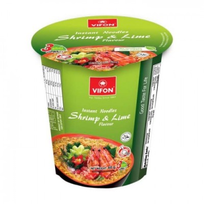 Στιγμιαία Noodles με Γεύση Λαχανικά Oriental Style σε Cup Vifon 60gr