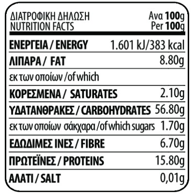 Βιολογικοί Σπόροι Αμάρανθου Bdl 250gr
