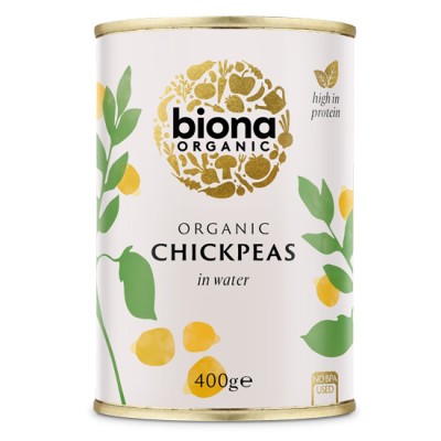 Βιολογικά Vegan Ρεβύθια Χωρίς Ζάχαρη Biona 400gr